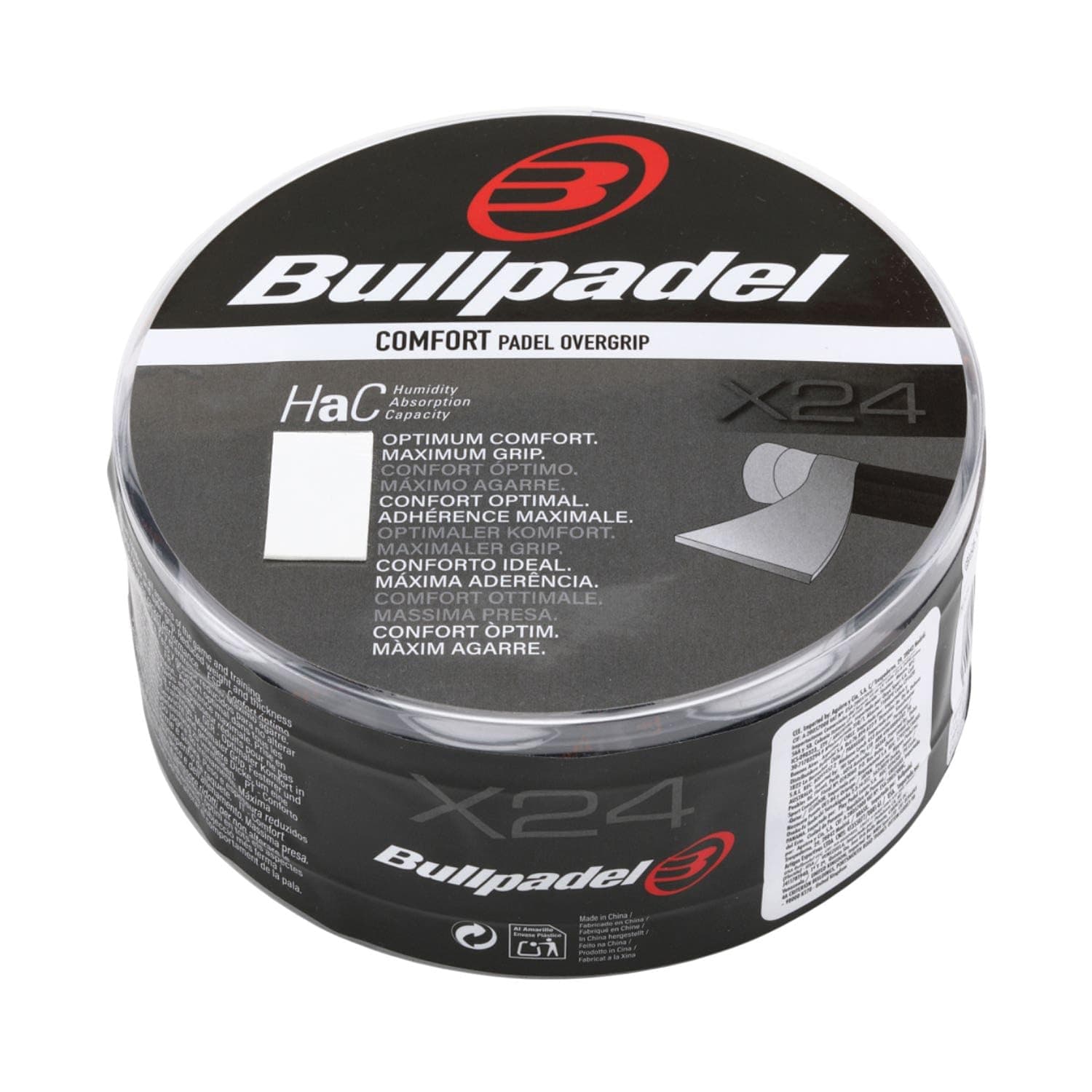 Bullpadel Overgrip Comfort (cubo 24 uds.)