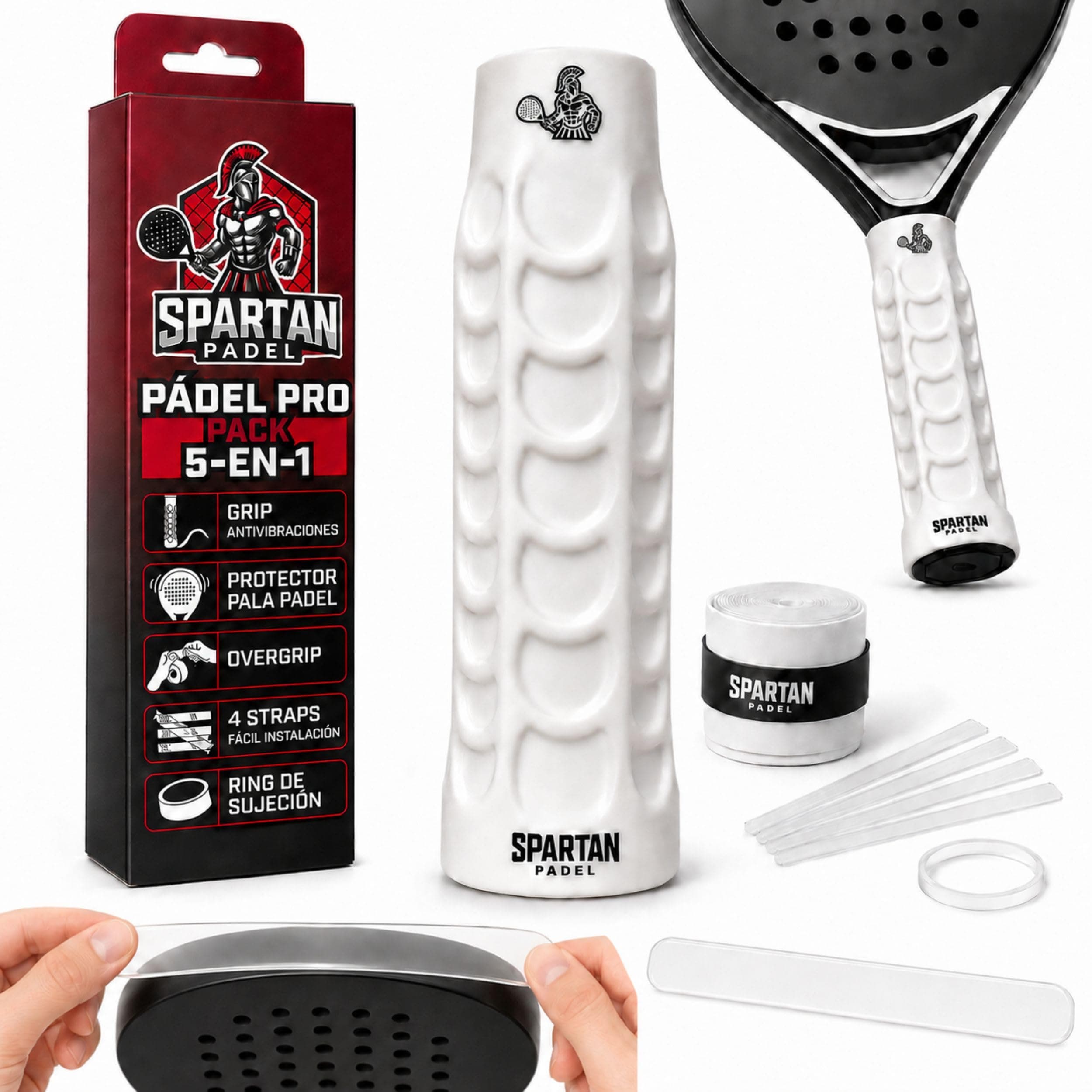 Spartan Padel Grip Antivibraciones 5 en 1